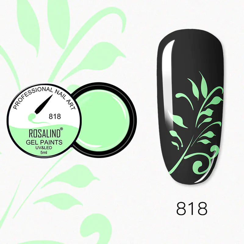 Rosalind 142 Color Gel Nail Polish for Art and Design