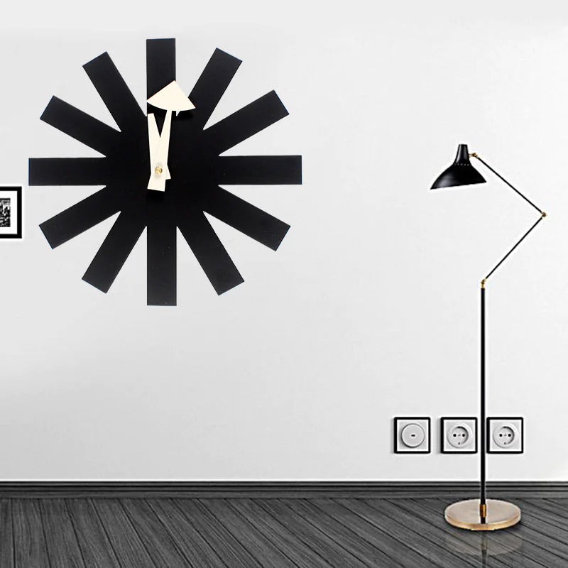 Classic Black Quartz Wall Clock - Nordic Home Decor - Joomcy
