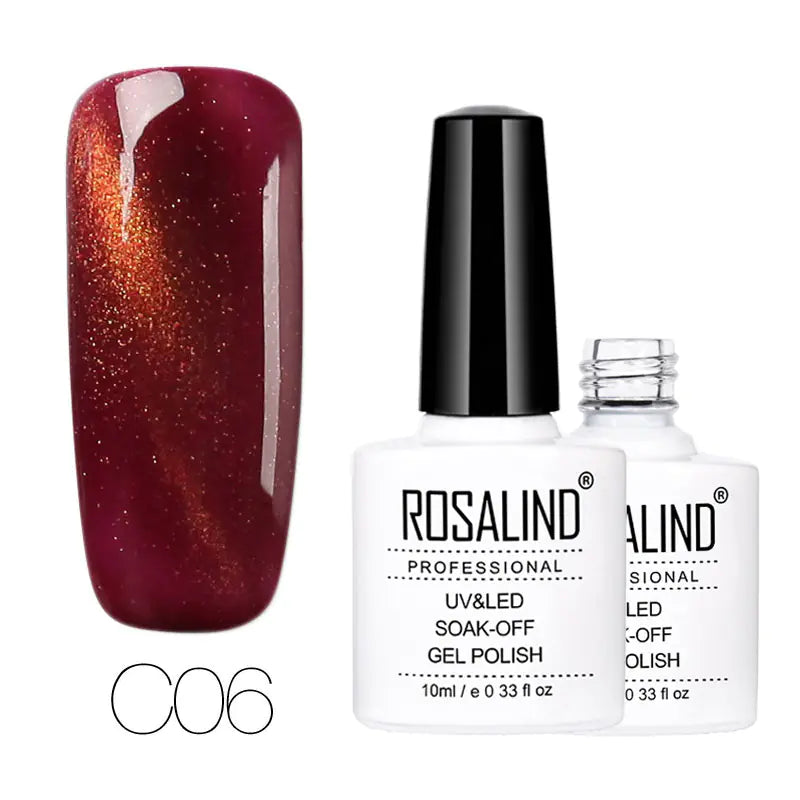 ROSALIND Cat Eye Gel Nail Polish - 30 Colors Set