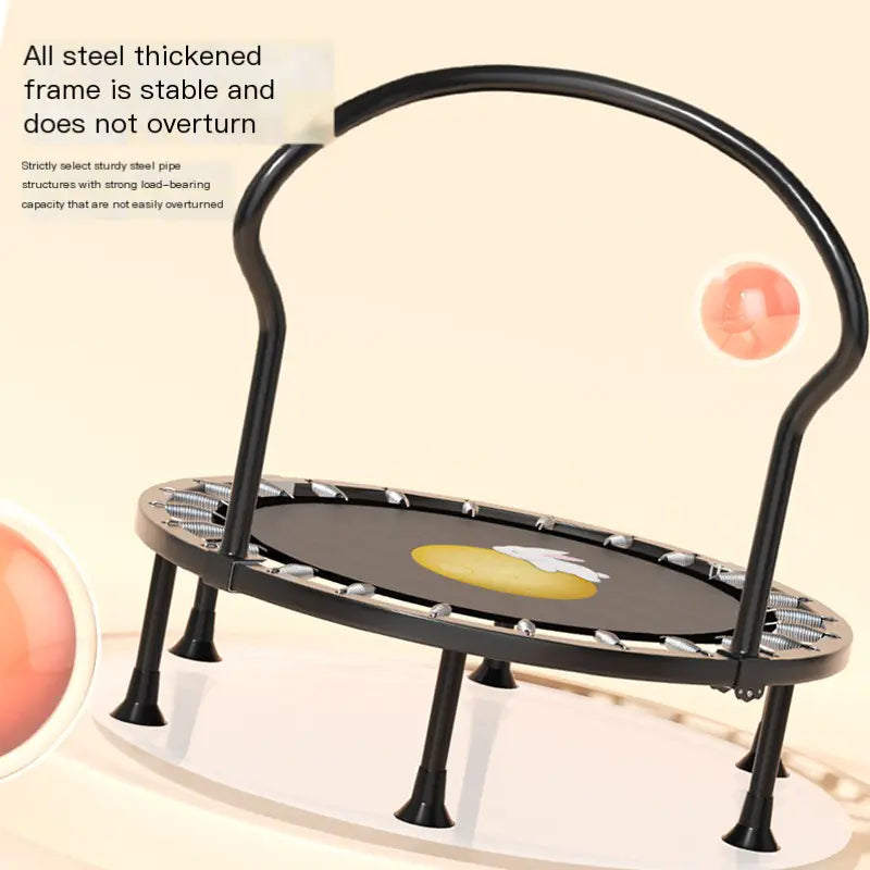 Indoor Trampoline for Kids with Safety Net and Adults