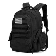 W WINTMING 30L Military Tactical Backpack for Men 3 day Assault Pack Molle Daypack Army Hiking Rucksack (Black)