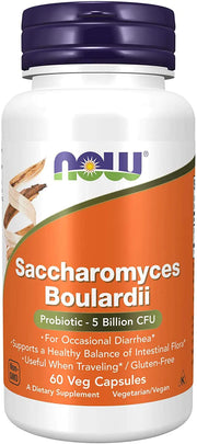 Now Foods Saccharomyces Boulardii Veg Capsules 120 Count