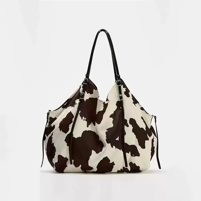 Silk Satin Shoulder Tote Bag