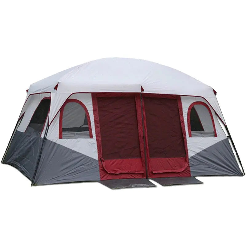 New Outdoor Two-Bedroom Camping Tent for 6-12 People - Joomcy