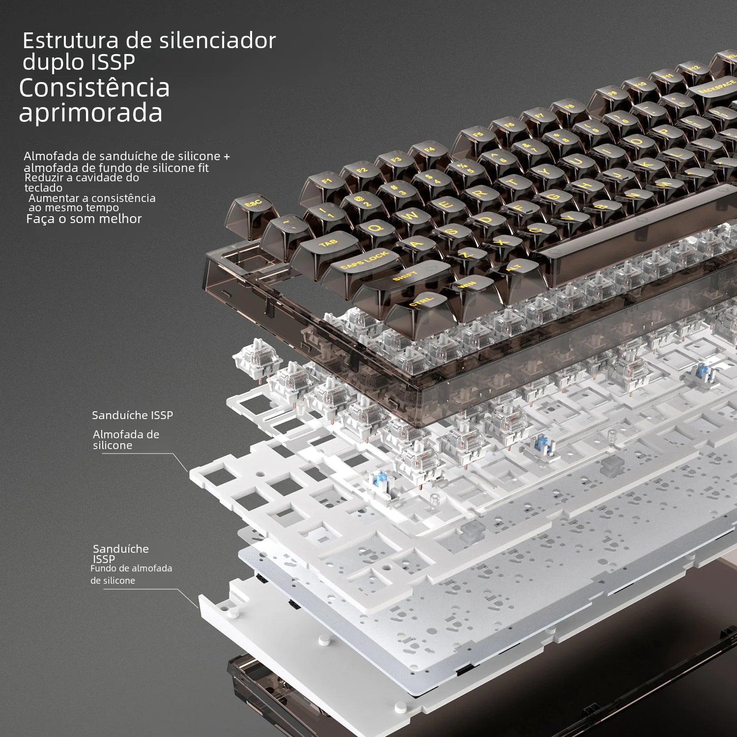 New Alliance X75 Wireless Mechanical Keyboard RGB