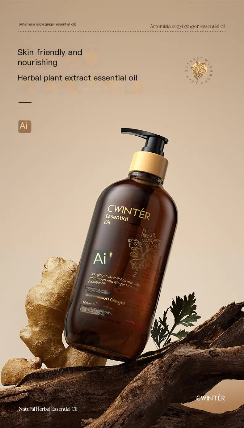 Ginger Essential Oil 500ml for Body Care and Moisture - Joomcy
