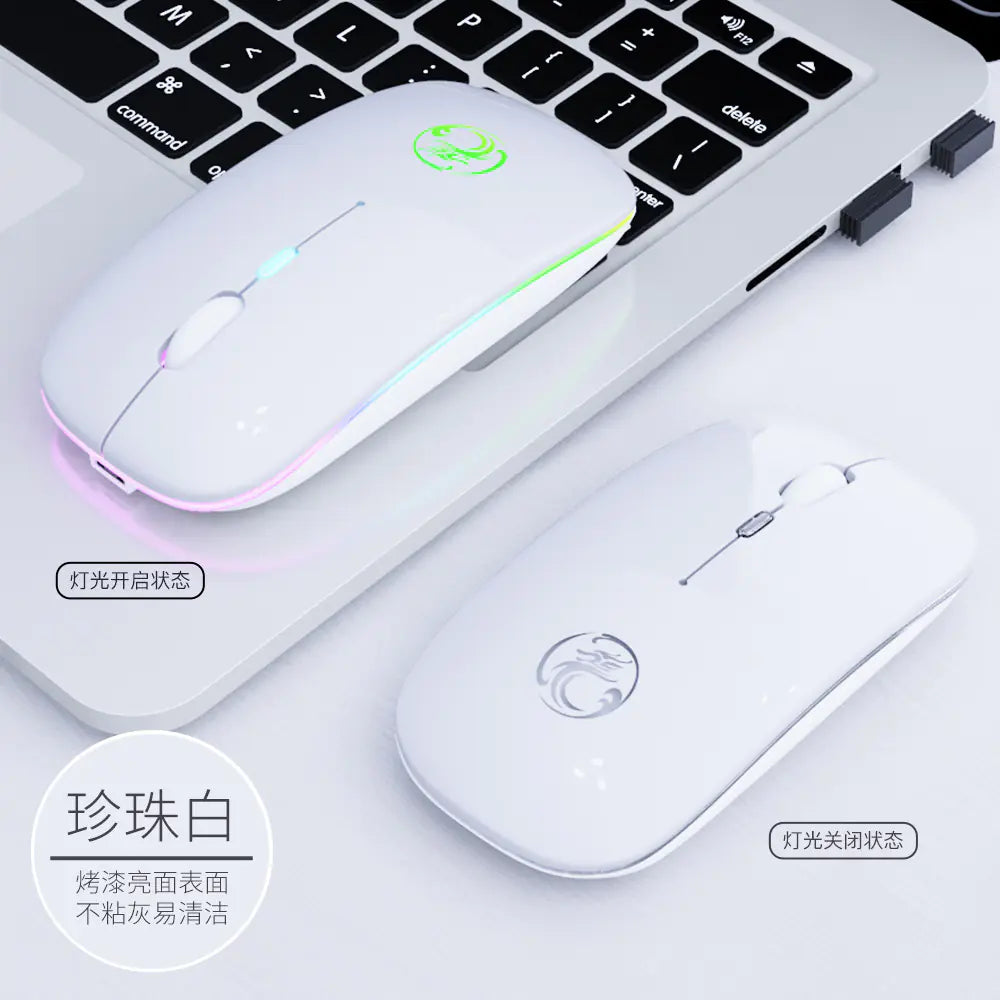 IMICE Wireless Silent Mouse with Dual Mode Charging