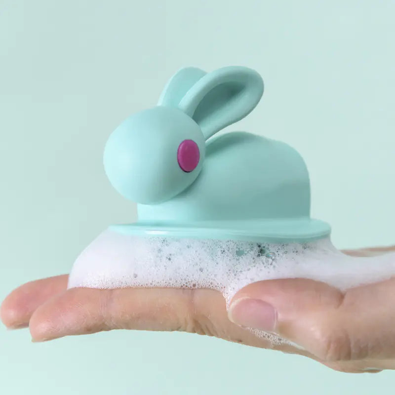 Soft Rubber Shampoo Brush for Kids' Scalp Massage - Joomcy