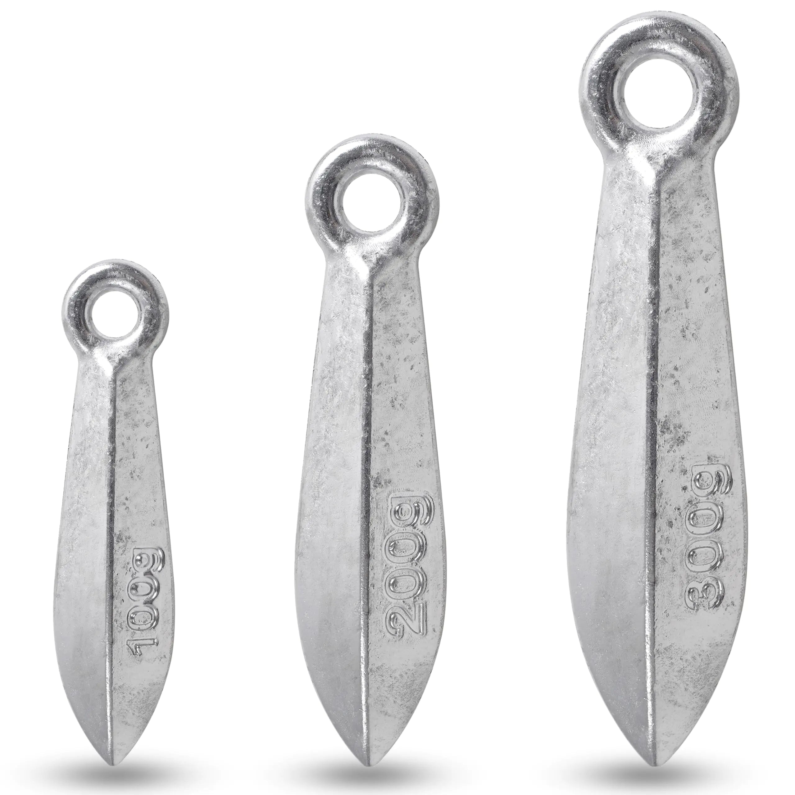 Bank Sinkers Fishing Weights Sinkers Surf Fishing Weights Saltwater Bullet Fishing Sinkers Weights Catfishing Gear Tackle for Ocean Surf Fishing Bottom Rigs