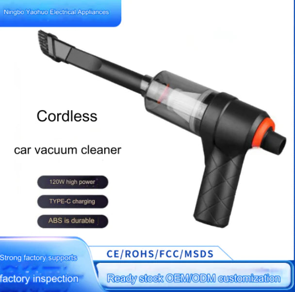 Portable Car Wireless Vacuum Cleaner with Strong Suction