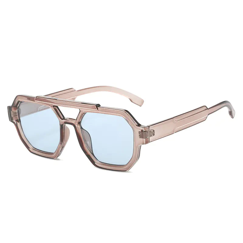 2023 PC Double Beam Square Sunglasses for Men & Women