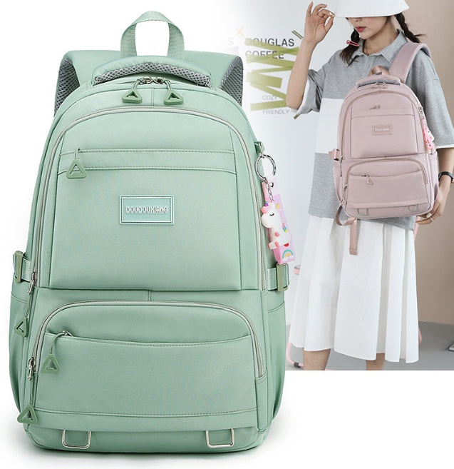 Stylish Large Capacity Nylon Backpack for Students