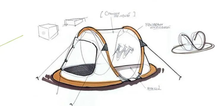 Automatic Outdoor Tent for Rain and Beach