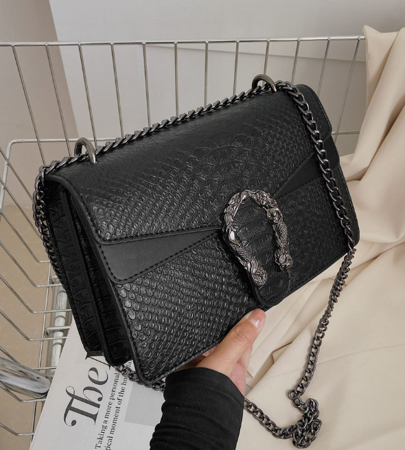 Trendy Women's Mini Shoulder Bag with Chain Strap