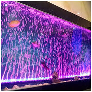 HCDMRE LED Air Bubble Light Aquarium Light Underwater Submersible Fish Tank Light Color Changing Making Oxygen Aquarium ToolsUs Plug (88cm/34.6")