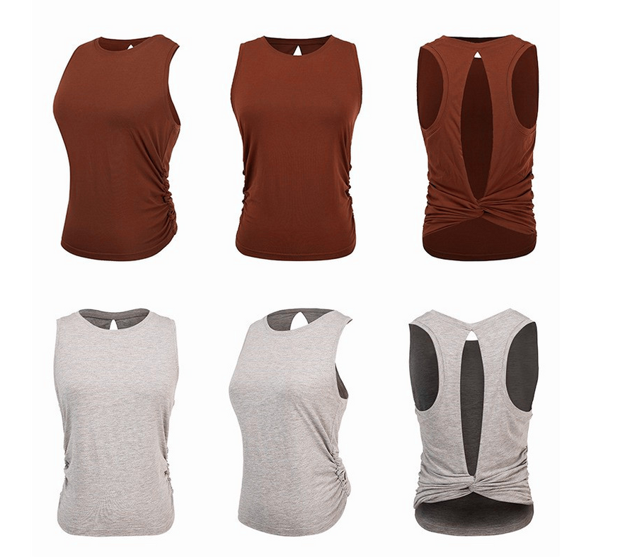 Sleeveless Sports Tank Top for Yoga and Fitness