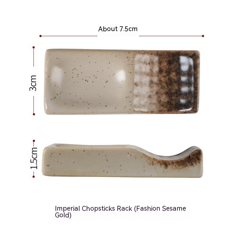 Ceramic Chopstick Holder for Table Settings and Restaurants