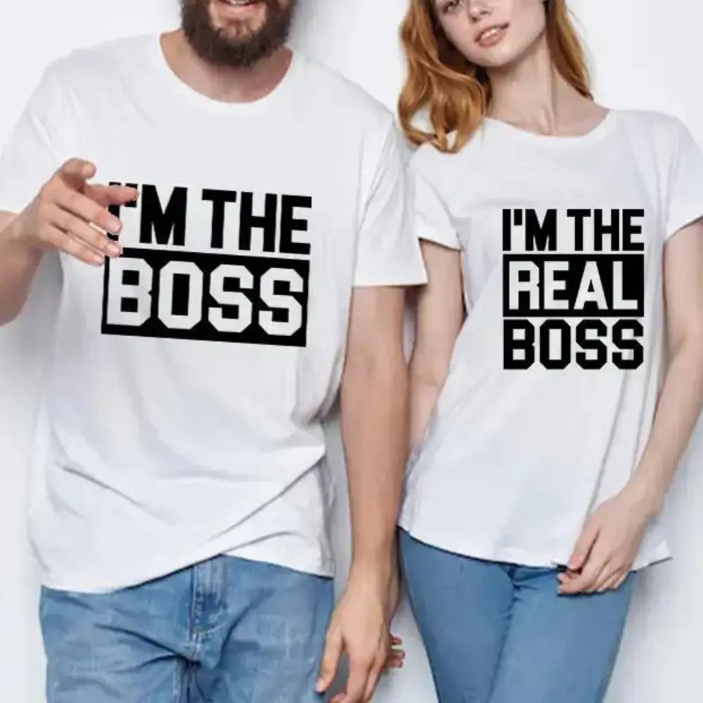 I’m The Boss – I’m The Real Boss – DTF Transfer Set