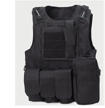 Amphibious Tactical Vest with Multi-Function Carabiner