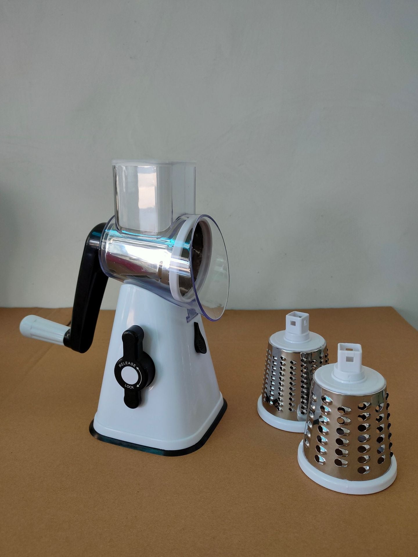 Multi-Functional Hand Drum Vegetable Cutter Slicer