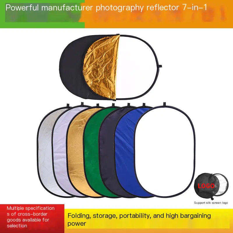 7-in-1 Portable Reflector Photography Background Panel - Joomcy