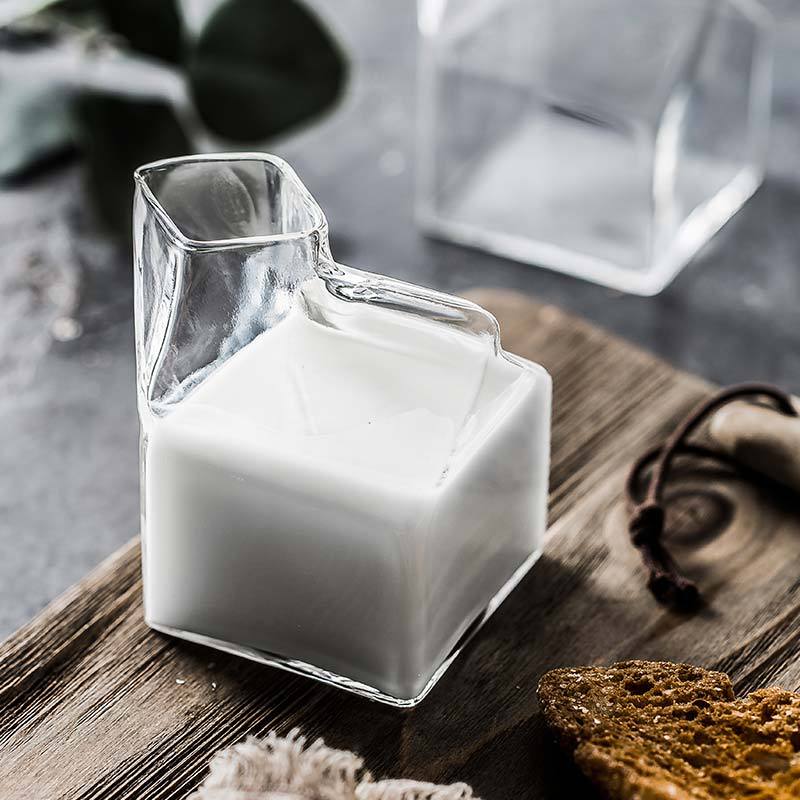 High-Temperature Resistant Japanese Square Milk Cup