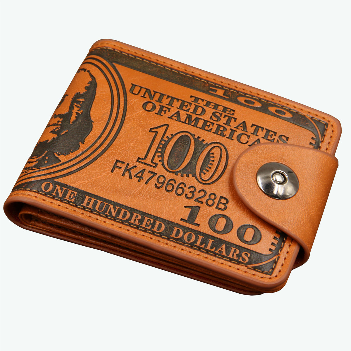 Retro PU Men's Wallet with Money Clip and Coin Purse