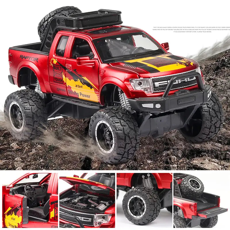 1:32 Ford Raptor F150 Alloy Toy Off-Road Vehicle
