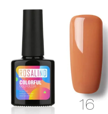 ROSALIND Solid Color UV Nail Gel Polish 10ml