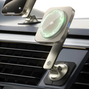 ESR for Qi2 15W MagSafe Car Mount Charger Qi2-Certified Universal Dashboard/Tesla MagSafe Car Charger Magnetic Wireless Car Charger Adjustable Car Phone Holder for iPhone 16/15/14/13/12 Titanium