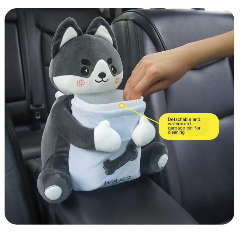 Creative Car Tissue Box and Trash Bin for Women