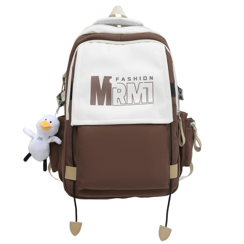 Large Capacity Stylish Backpack for Students and Travel