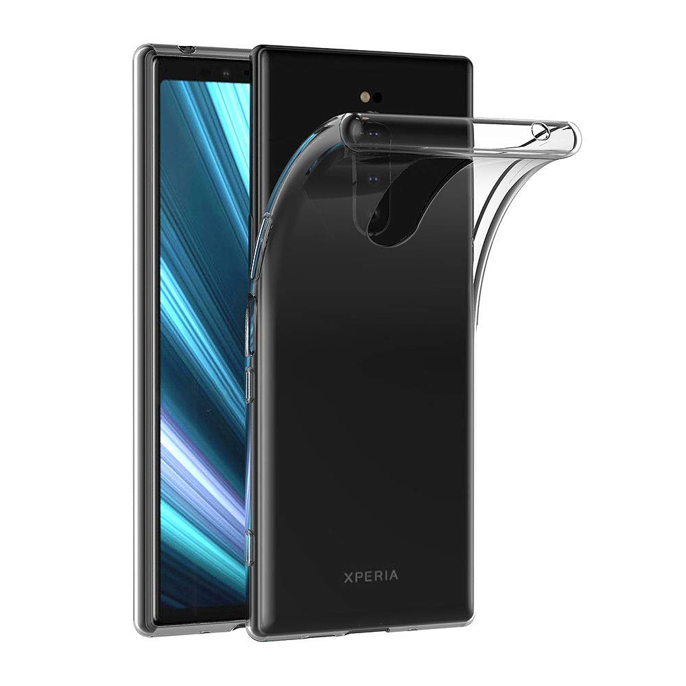 MaiJin Case for Sony Xperia 1 (6.5 inch) Soft TPU Rubber Gel Bumper Transparent Back Cover