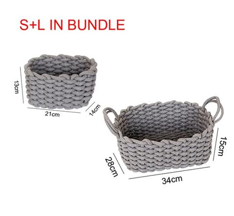 Storage Box and Basket for Desktop Organization