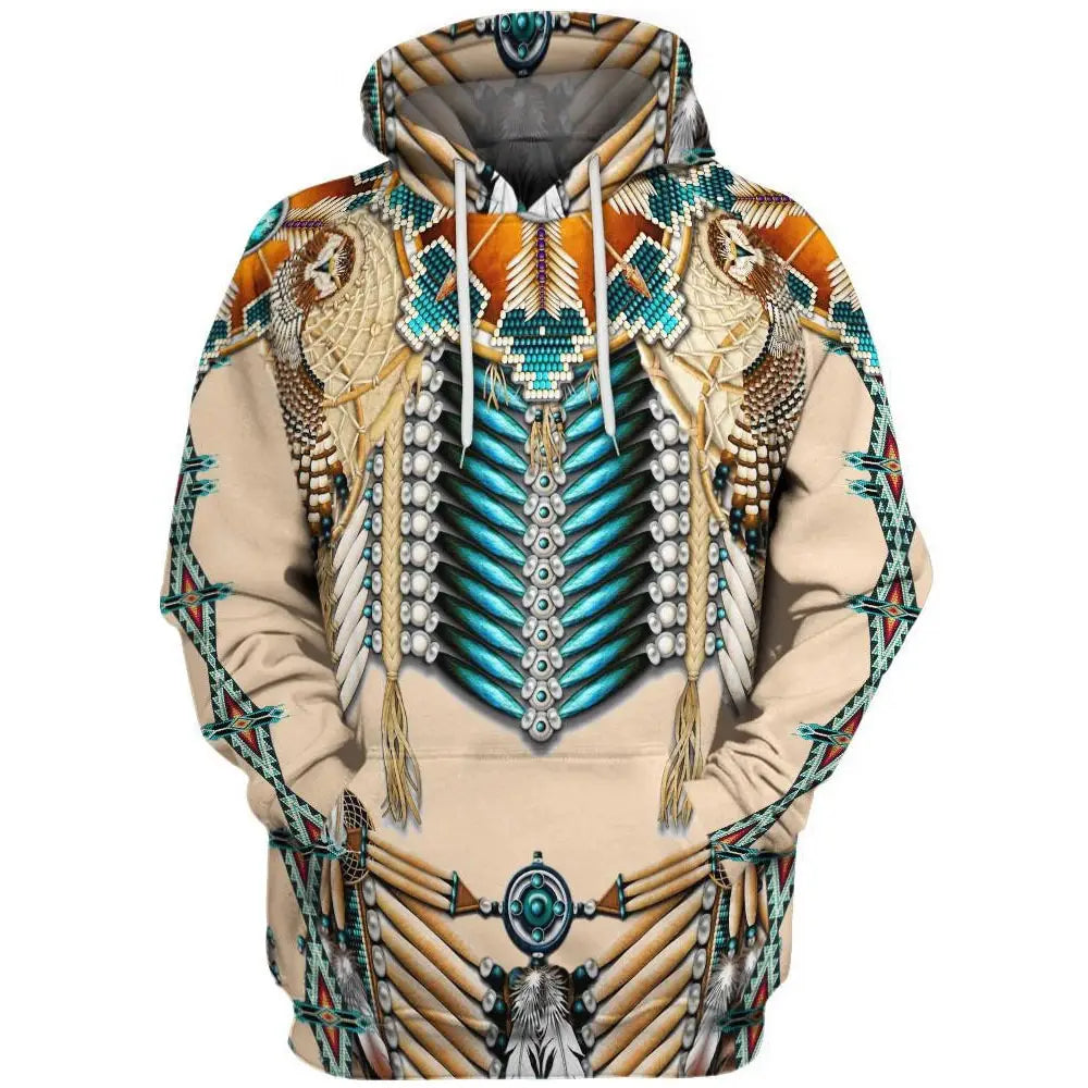 3D Hoodie with Digital Print - European Style Jacket