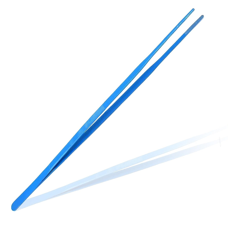 PRECISE CANADA 24" Extra Long Straight Aquarium Tweezers Feeding Tongs Stainless Steel Blue
