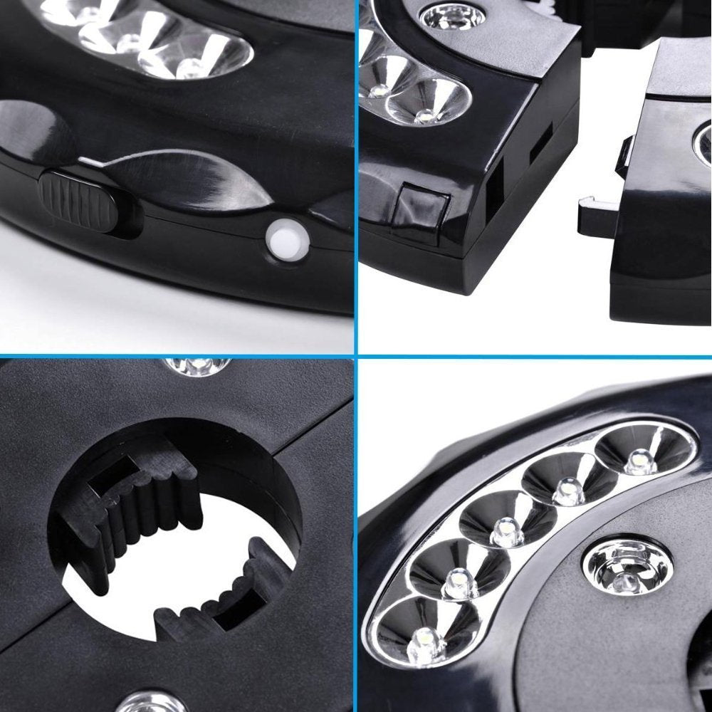 LED Umbrella Light, Detachable Multi-Functional Camping Lamp