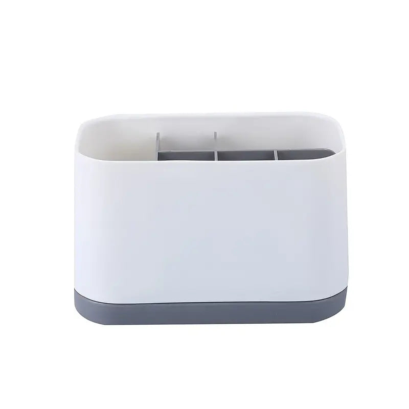 Multi-Functional Toothbrush Holder and Storage Rack
