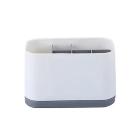 Multi-Functional Toothbrush Holder and Storage Rack