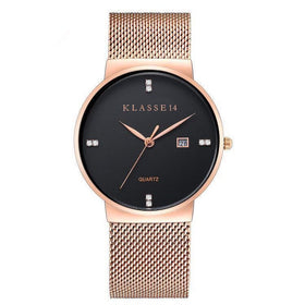 Ultra-Thin Waterproof Quartz Mesh Watch for Men