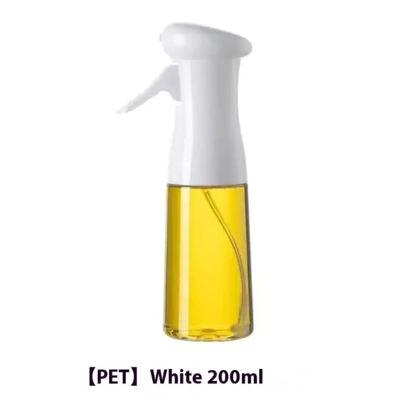 White plastic spray bottle with a transparent yellow liquid inside, 200ml capacity.