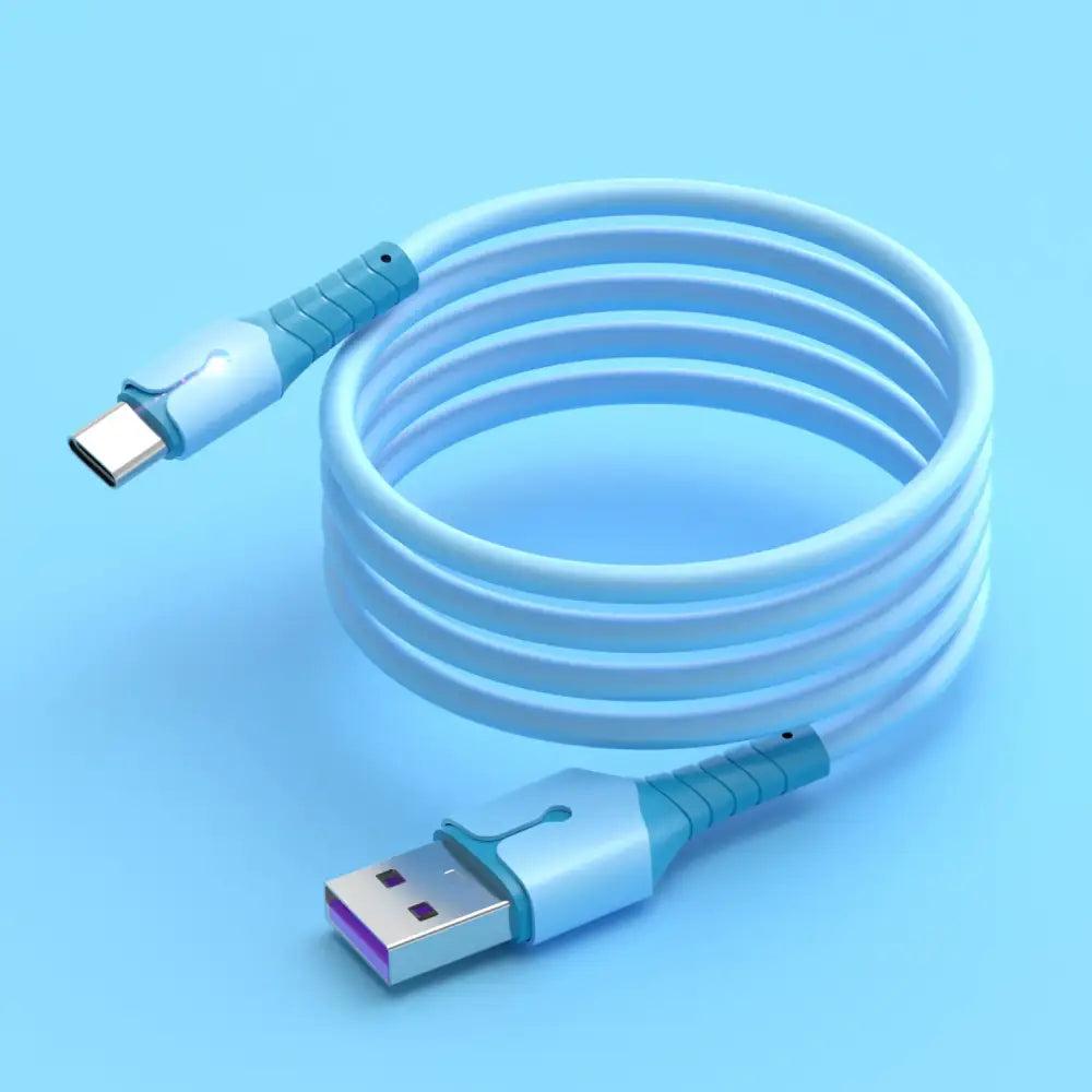 Android Type-C Charging Cable with Smart Indicator Light