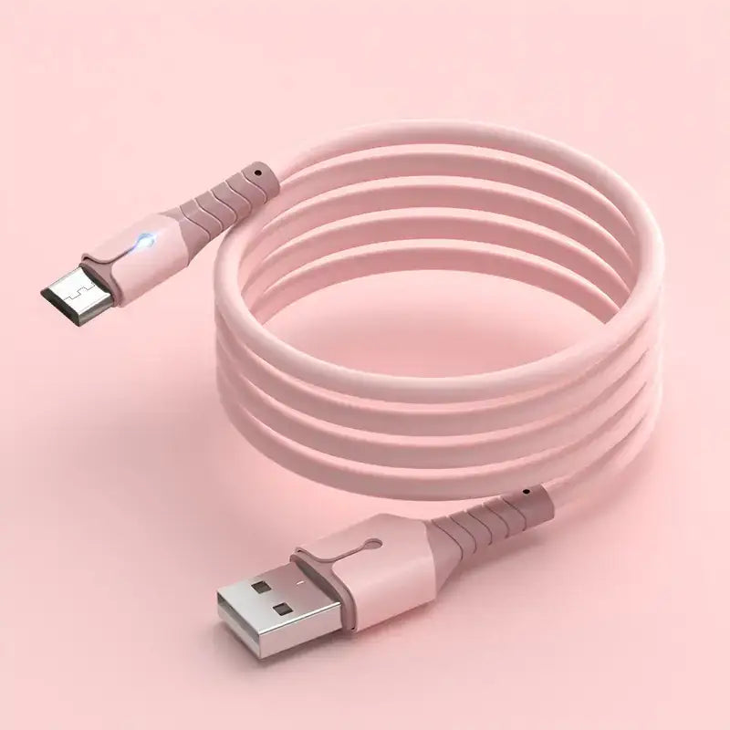 Android Type-C Charging Cable with Smart Indicator Light