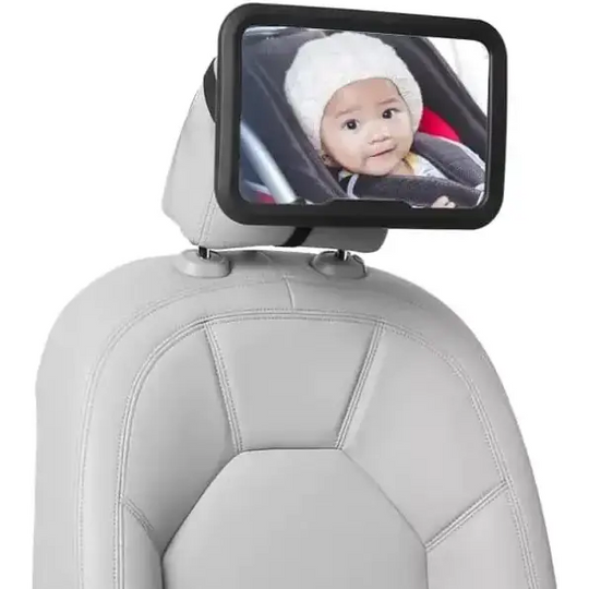 Anroma Baby Car Mirror Rear View - 360 ° Adjustable Extra Wide Crystal Clear baby mirror for car | Car seat mirror rear facing infant Babies Kids Child & New born