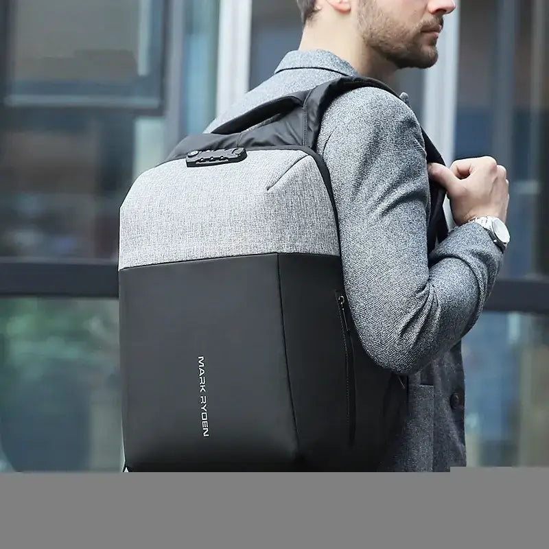 Anti-Theft USB Charging Backpack for Laptops