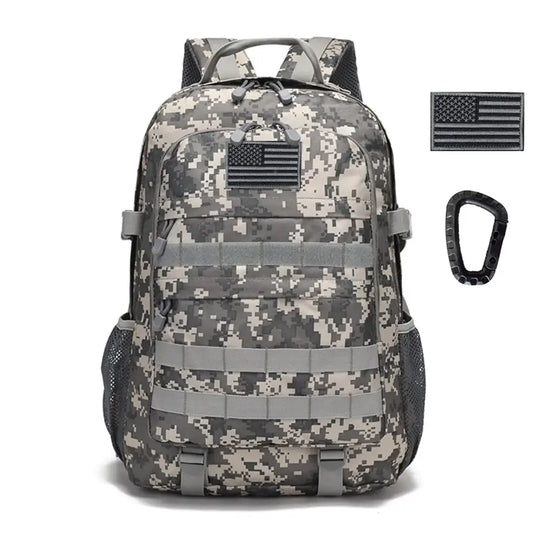 Aocmpxs Military Tactical Backpack 30L Hiking Daypack Water-Resistant 3 Day Assault Backpacks Molle Army Pack (ACU)