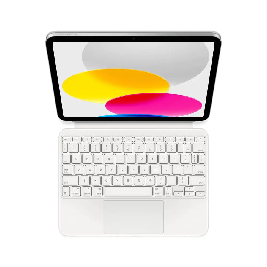 Apple Magic Keyboard Folio for iPad (10th Generation) (QWERTY US English) White (Renewed)