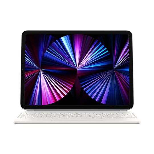 Apple USB-C Magic Keyboard for 11-inch iPad Pro 3rd Gen & iPad Air 4th Gen - White (Renewed)