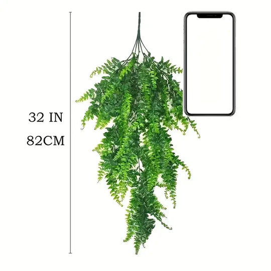 Artificial Ivy Wall Decor - Green Plastic Plant (1pc)