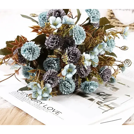 Artificial Silk Flowers Bouquet for Home Decor and Gifts